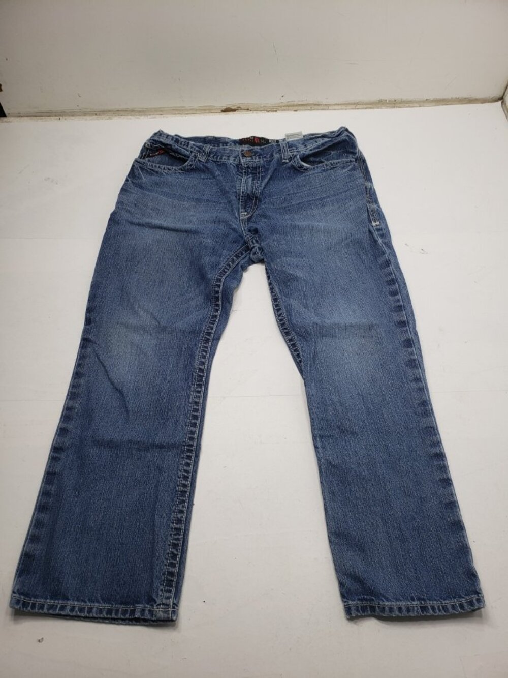 Ariat M4 Relaxed Boot Cut Men's Jeans Size 38x30 Blue Denim Western Cowboy